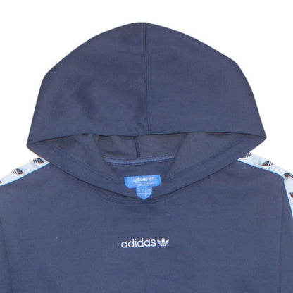 Mens UK Size S adidas Blue Pullover Hoodie