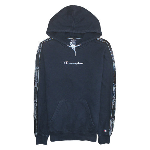 Mens UK Size S Champion Black Pullover Hoodie