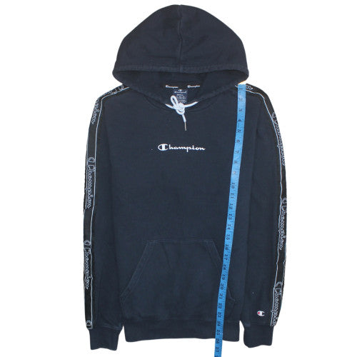 Mens UK Size S Champion Black Pullover Hoodie