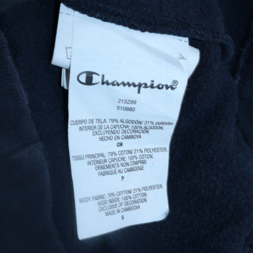 Mens UK Size S Champion Black Pullover Hoodie