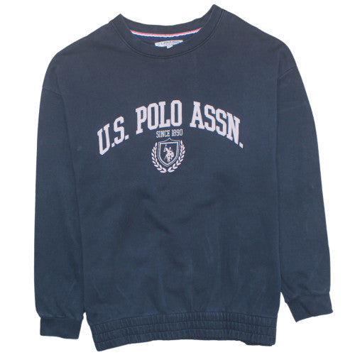 Womens UK Size 12 U.S. Polo Assn. Blue Pullover Sweatshirt