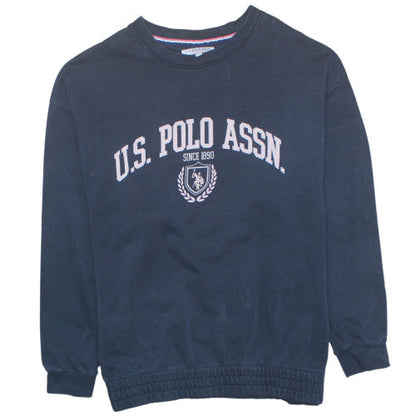 Womens UK Size 12 U.S. Polo Assn. Blue Pullover Sweatshirt