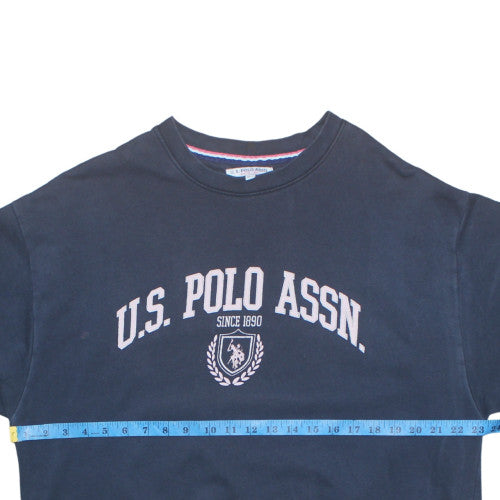 Womens UK Size 12 U.S. Polo Assn. Blue Pullover Sweatshirt