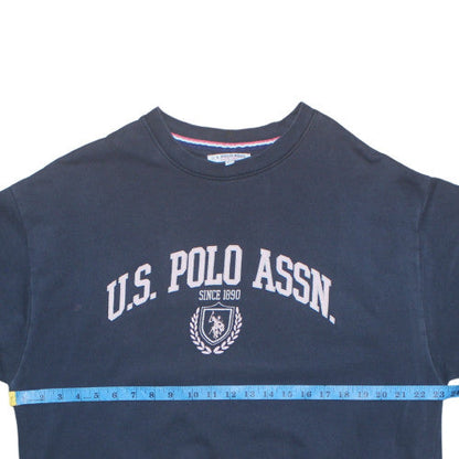 Womens UK Size 12 U.S. Polo Assn. Blue Pullover Sweatshirt