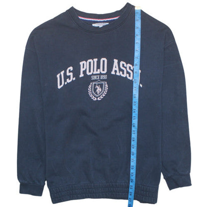 Womens UK Size 12 U.S. Polo Assn. Blue Pullover Sweatshirt