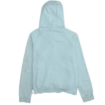 Womens UK Size L adidas Blue Full Zip Hoodie