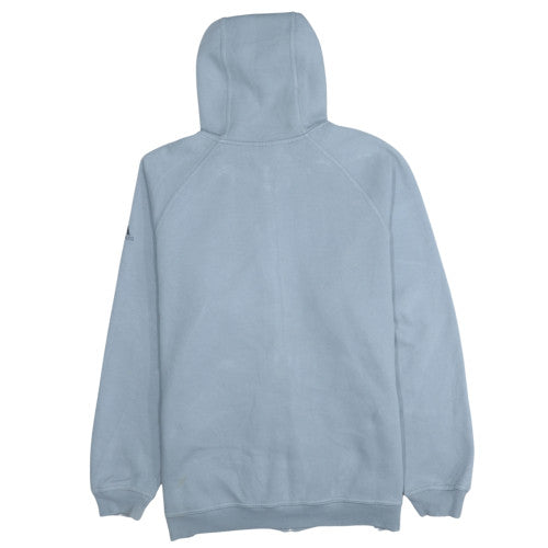 Mens UK Size L adidas Blue Full Zip Hoodie