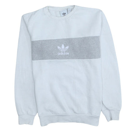 Mens UK Size XS adidas White Pullover Sweatshirt