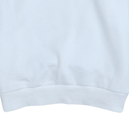 Adidas Boys White Long Sleeve Pullover Sweatshirt Size 11-12 Years