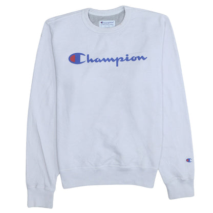 Mens UK Size S Champion White Pullover Sweatshirt