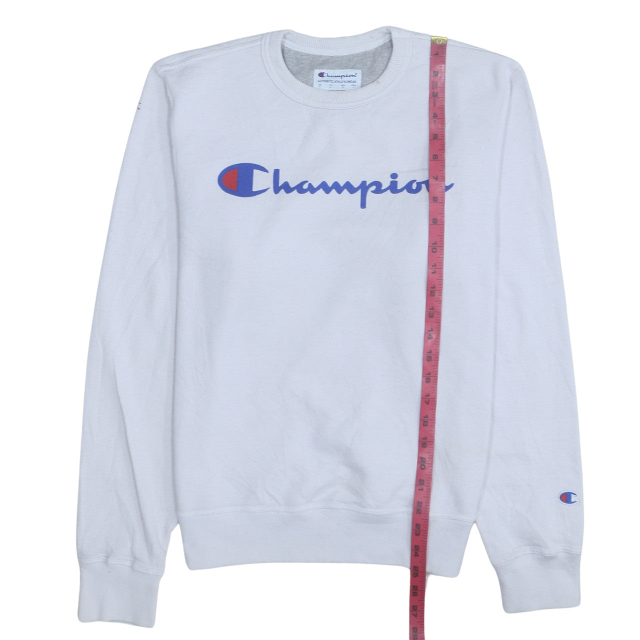 Mens UK Size S Champion White Pullover Sweatshirt