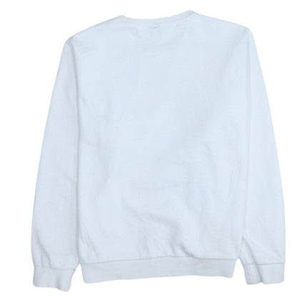 Womens UK Size M ellesse White Pullover Sweatshirt