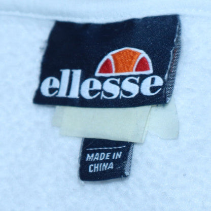 Womens UK Size M ellesse White Pullover Sweatshirt