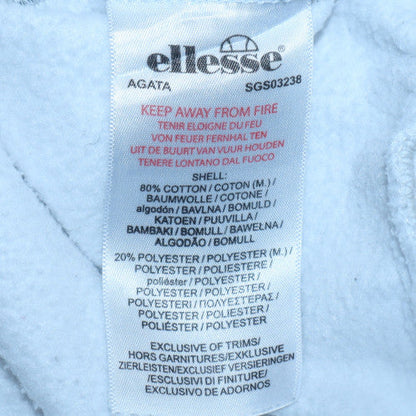 Womens UK Size M ellesse White Pullover Sweatshirt