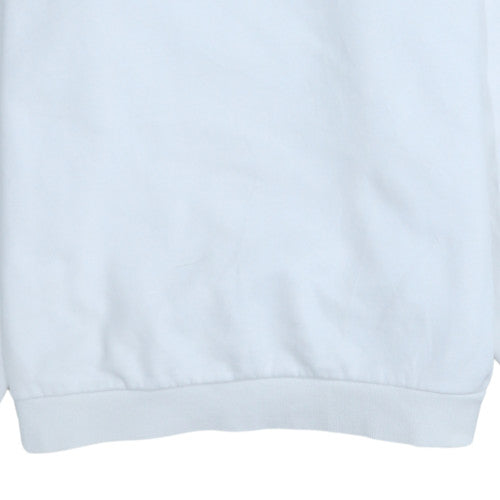 Womens UK Size M ellesse White Pullover Sweatshirt
