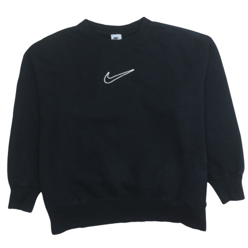 Womens UK Size L Nike Black Pullover Sweatshirt