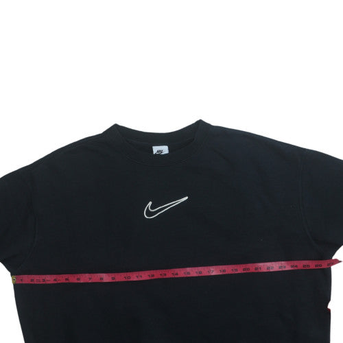 Womens UK Size L Nike Black Pullover Sweatshirt