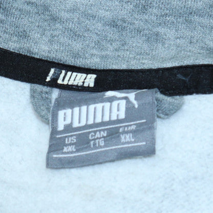 Mens UK Size 2XL PUMA Grey Full Zip Sweatshirt