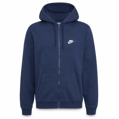 Mens UK Size M Nike Blue Full Zip Hoodie