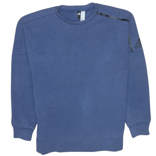 Mens UK Size M adidas Blue Pullover Sweatshirt
