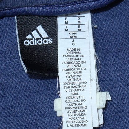 Mens UK Size M adidas Blue Pullover Sweatshirt