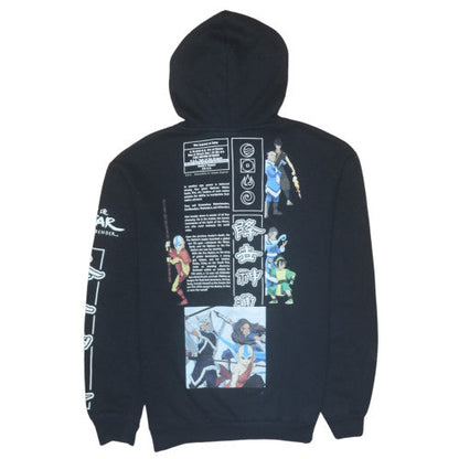 Mens UK Size S Nickelodeon Black Pullover Hoodie