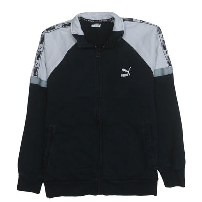 Mens UK Size L PUMA Black Full Zip Sweatshirt