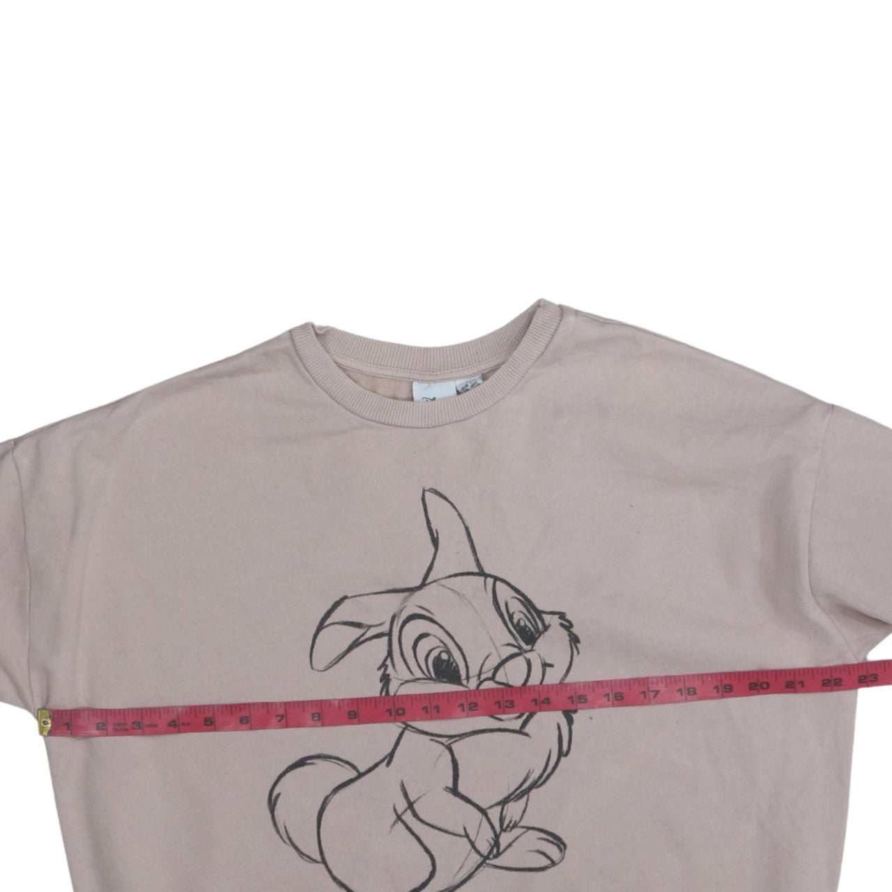 Womens UK Size 12/14 Disney Beige Pullover Sweatshirt