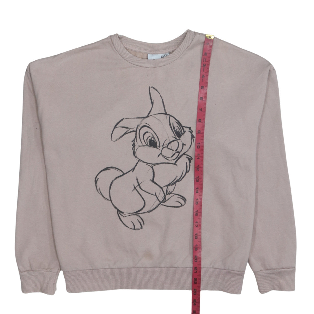 Womens UK Size 12/14 Disney Beige Pullover Sweatshirt