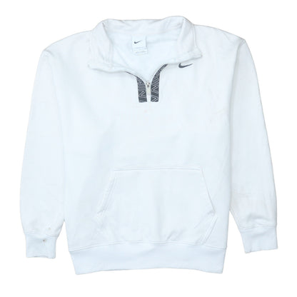 Womens UK Size S Nike White Pullover Sweatshirt