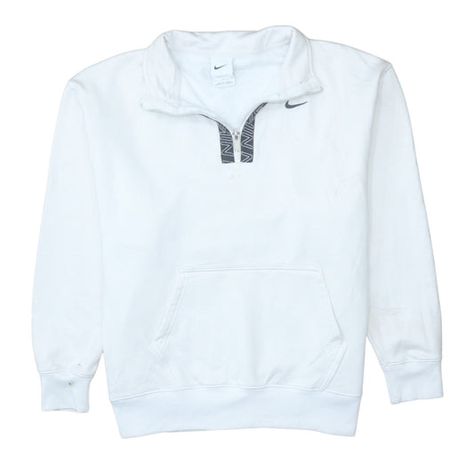 Womens UK Size S Nike White Pullover Sweatshirt