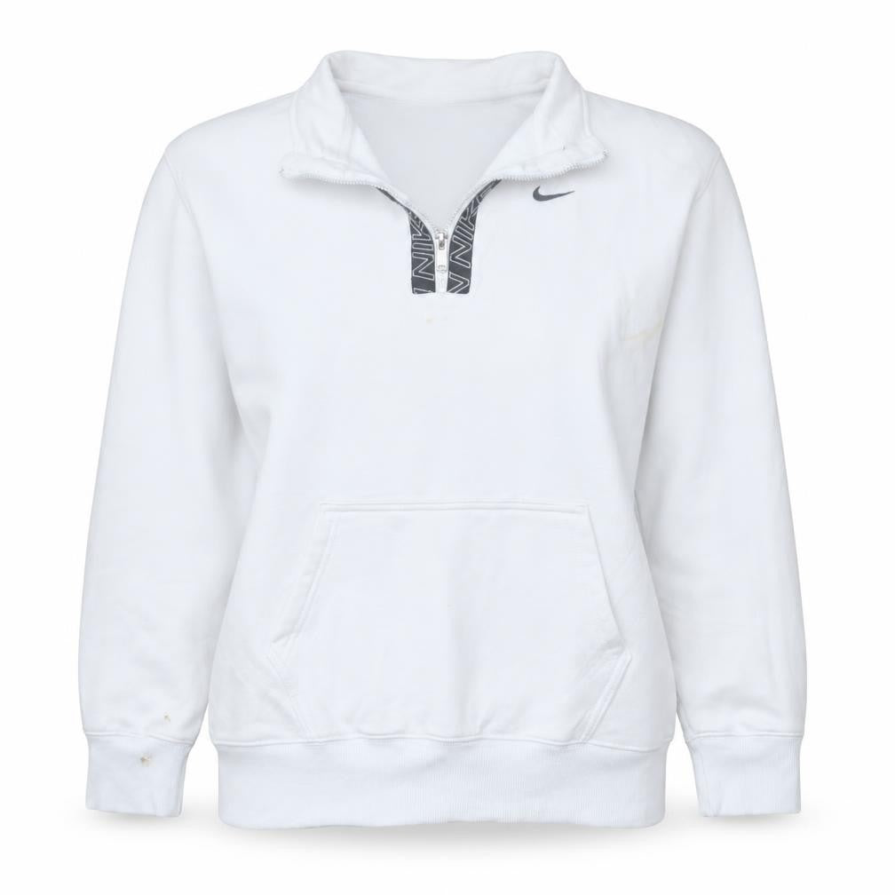 Womens UK Size S Nike White Pullover Sweatshirt
