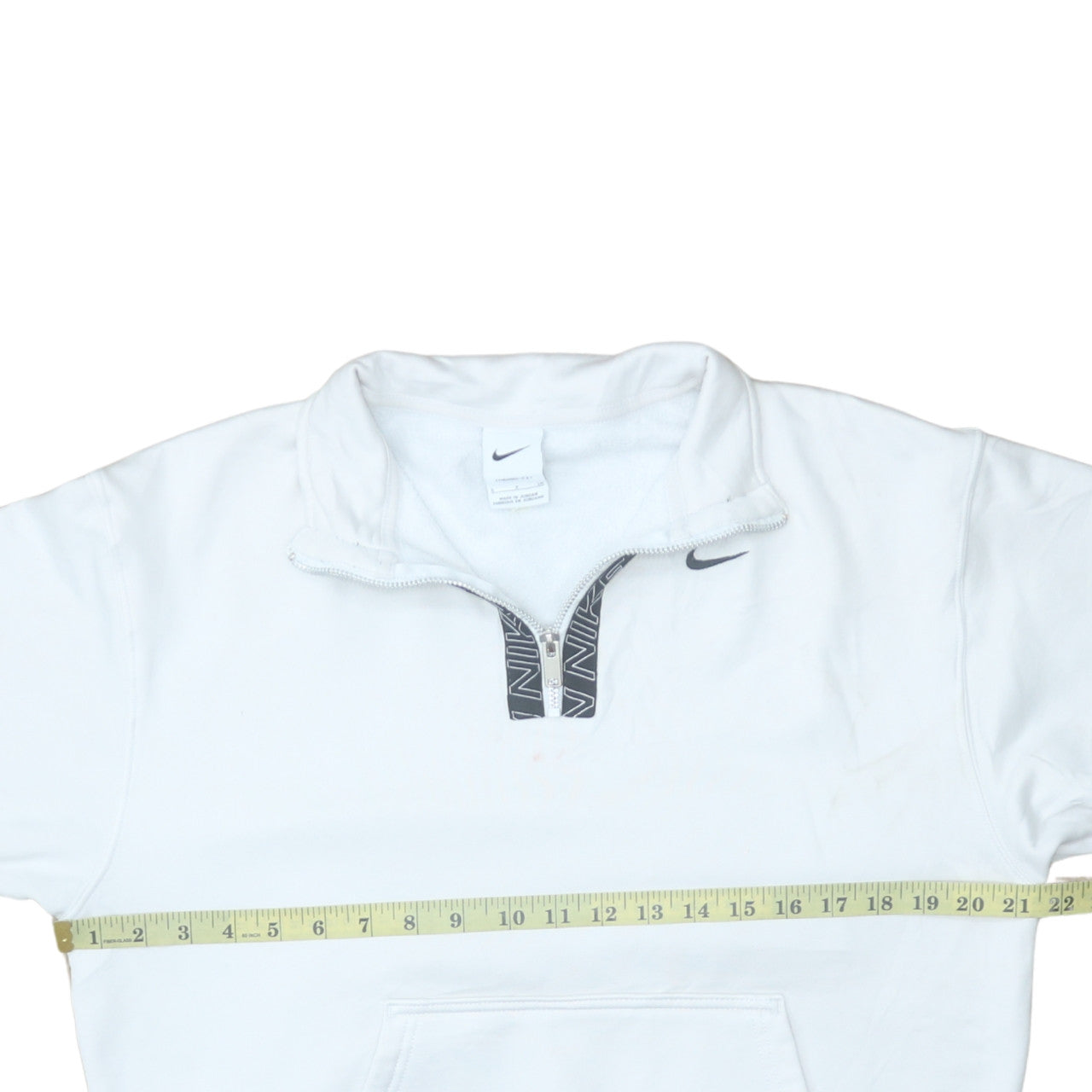 Womens UK Size S Nike White Pullover Sweatshirt