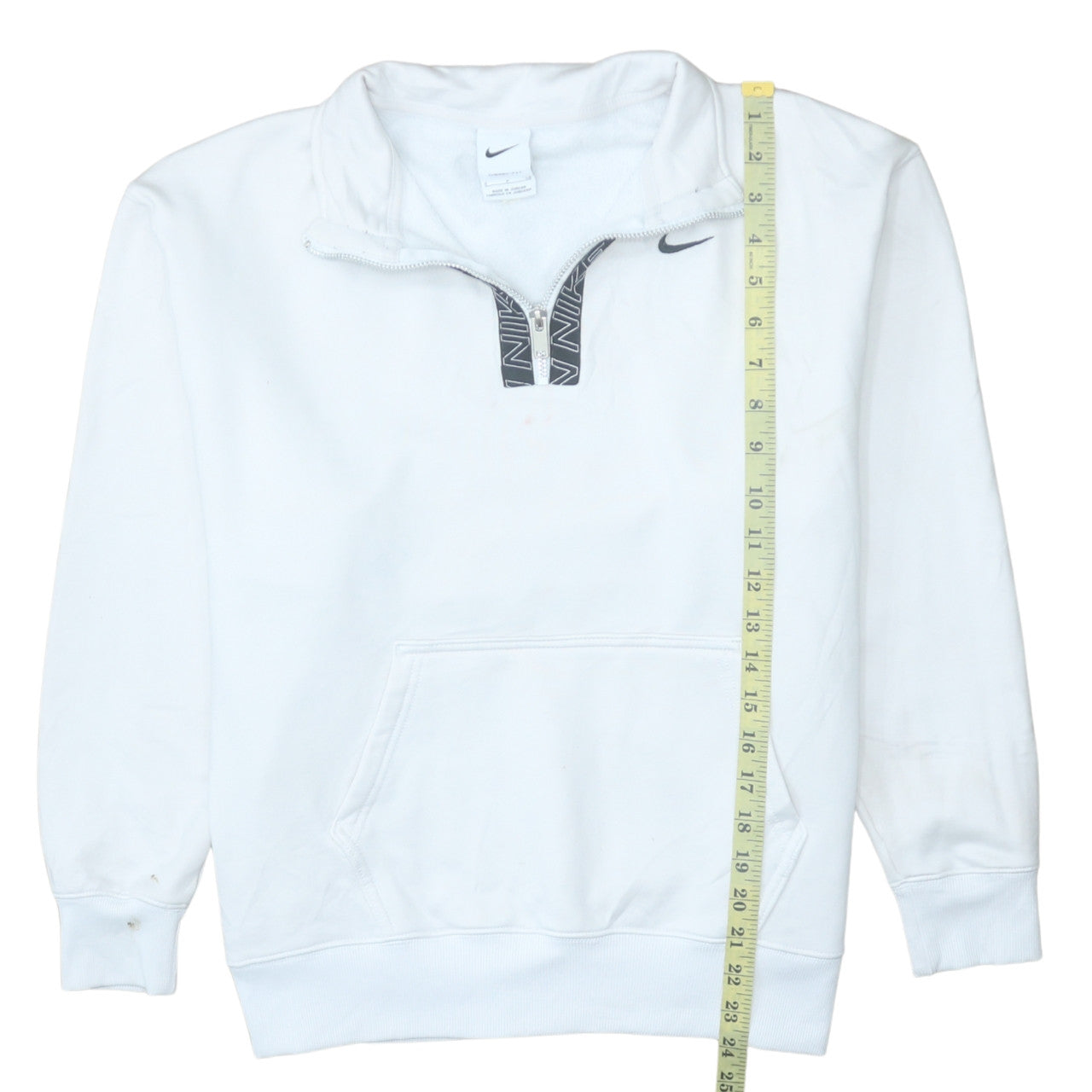 Womens UK Size S Nike White Pullover Sweatshirt