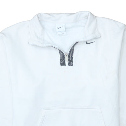 Womens UK Size S Nike White Pullover Sweatshirt