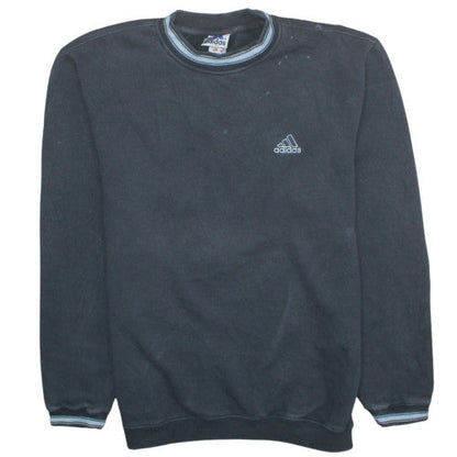 Mens UK Size S adidas Black Pullover Sweatshirt