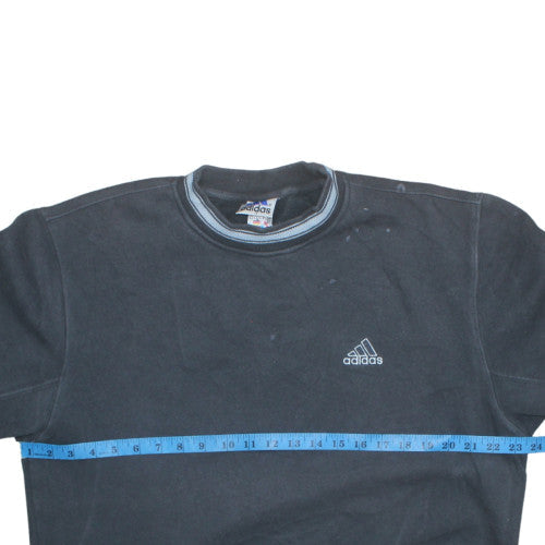 Mens UK Size S adidas Black Pullover Sweatshirt