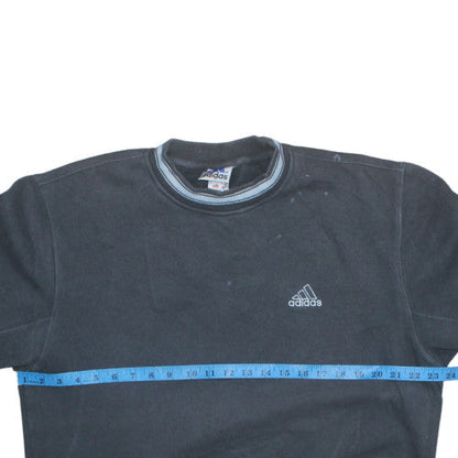 Mens UK Size S adidas Black Pullover Sweatshirt