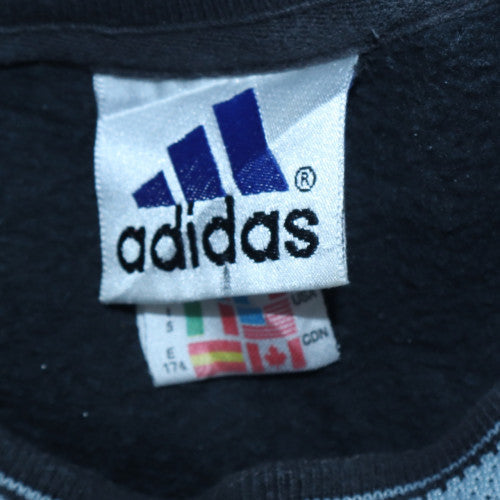 Mens UK Size S adidas Black Pullover Sweatshirt
