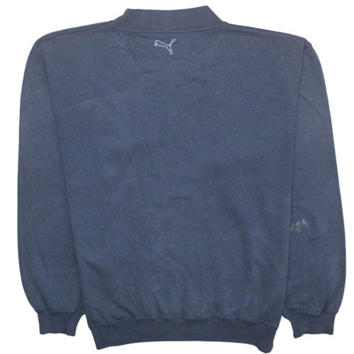 Mens UK Size XL PUMA Blue Pullover Sweatshirt
