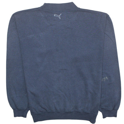 Mens UK Size XL PUMA Blue Pullover Sweatshirt