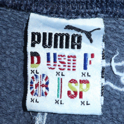 Mens UK Size XL PUMA Blue Pullover Sweatshirt