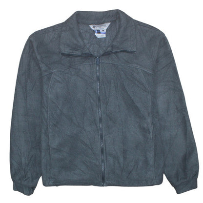 Columbia Women's Grey Fleece Lined Full Zip Jacket XL Outdoor Wear