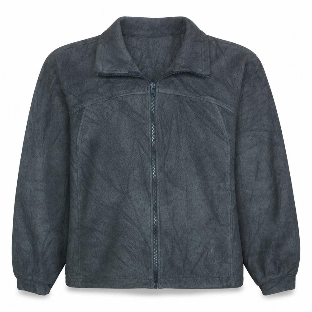 Columbia Women's Grey Fleece Lined Full Zip Jacket XL Outdoor Wear