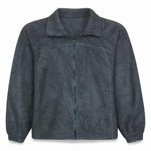 Columbia Women's Grey Fleece Lined Full Zip Jacket XL Outdoor Wear