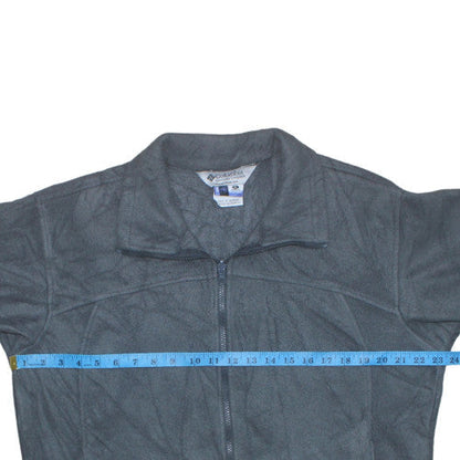 Columbia Women's Grey Fleece Lined Full Zip Jacket XL Outdoor Wear