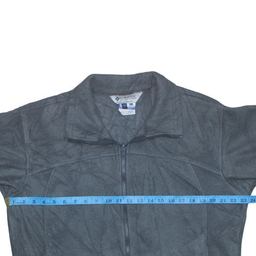 Columbia Women's Grey Fleece Lined Full Zip Jacket XL Outdoor Wear