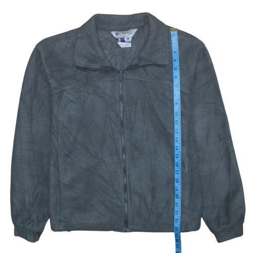 Columbia Women's Grey Fleece Lined Full Zip Jacket XL Outdoor Wear