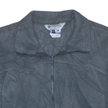 Columbia Women's Grey Fleece Lined Full Zip Jacket XL Outdoor Wear