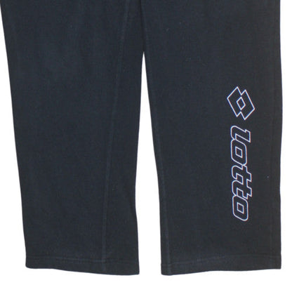 Lotto Mens Black Fleece Sweatpants M Regular Fit Sports Trousers